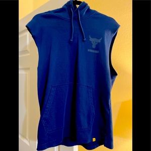 UA Project Rock Sleeveless Terry Hoodie
